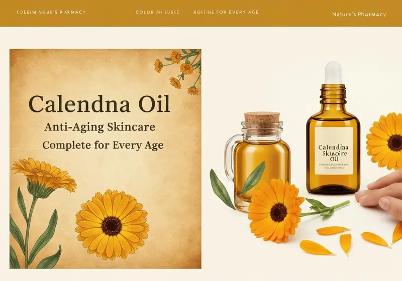 calendula oil anti aging skincare complete routine for