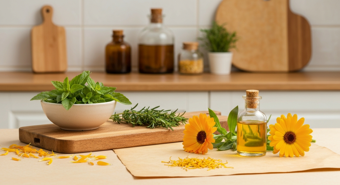 Calendula Oil Cold & Flu Chest Rub Recipe