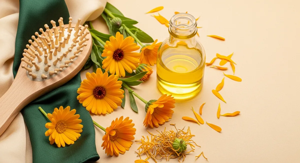 Calendula Oil for Hair: Growth, Scalp Health & Complete Hair Care Guide