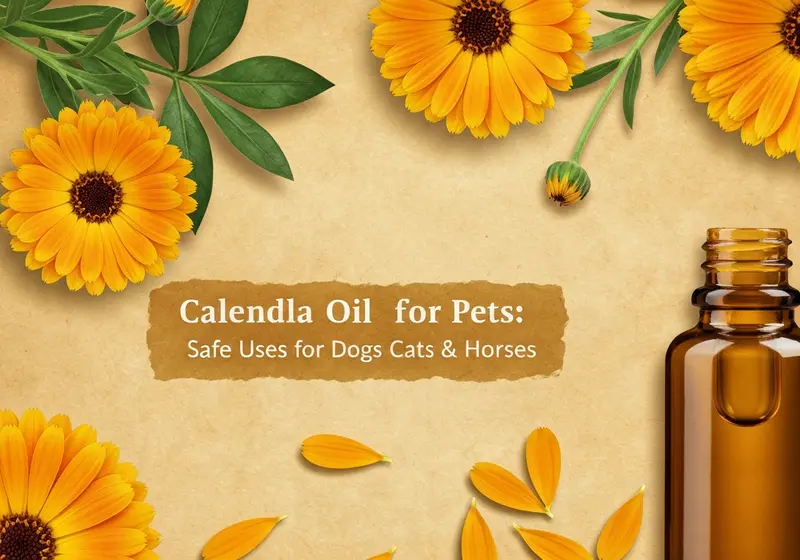 calendula oil for pets safe uses for dogs cats horses