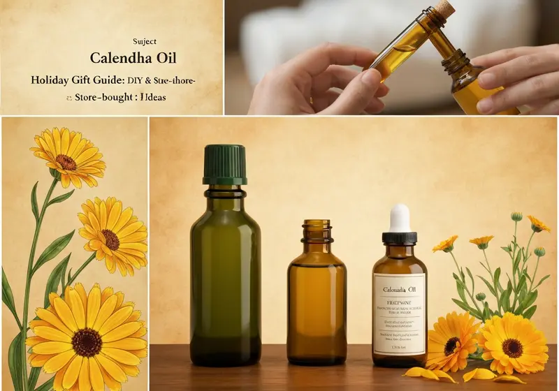 calendula oil holiday gift guide diy store bought ideas