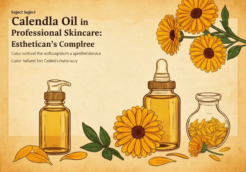 calendula oil in professional skincare estheticians