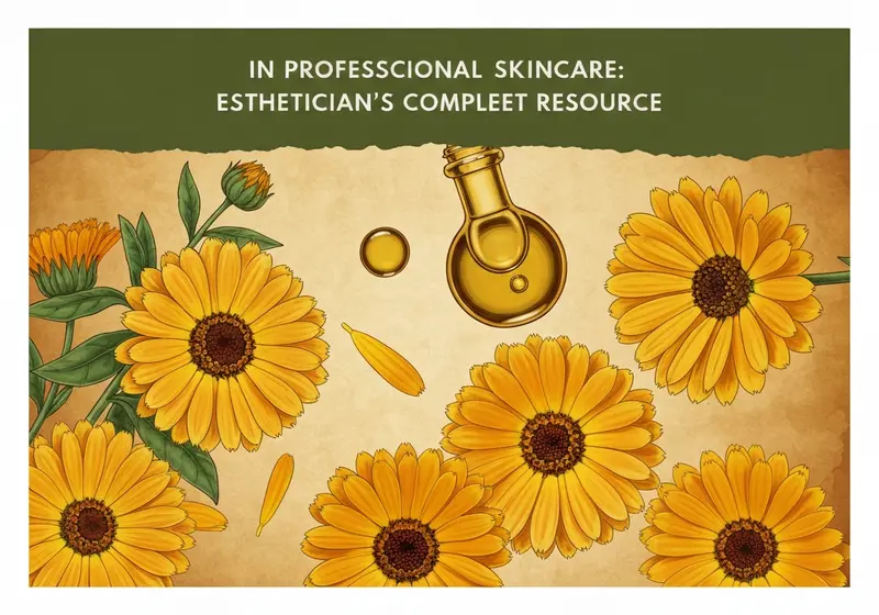 calendula oil in professional skincare estheticians