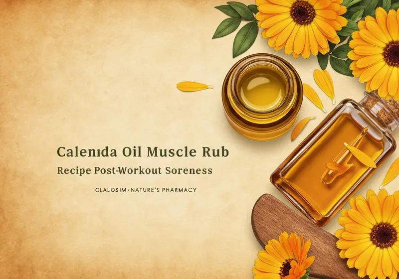 calendula oil muscle rub recipe for post workout soreness