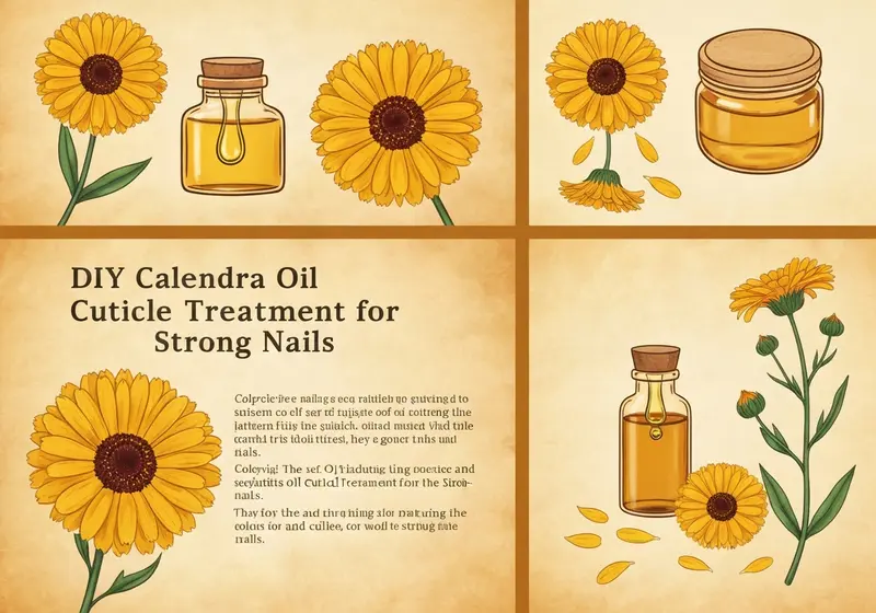 diy calendula oil cuticle treatment for strong nails