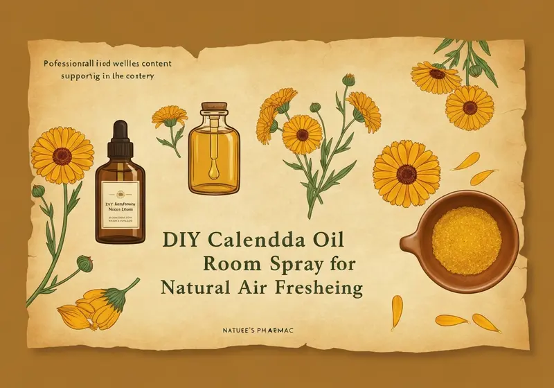diy calendula oil room spray for natural air freshening