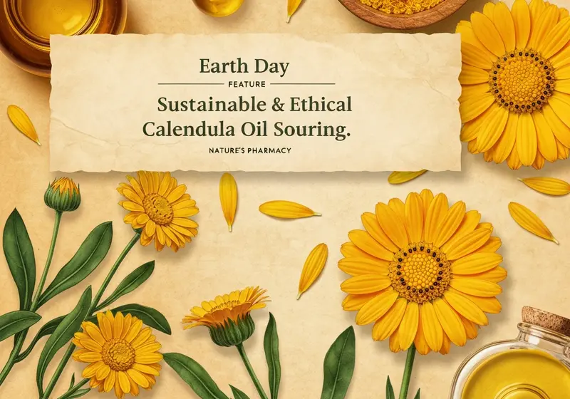 earth day feature sustainable ethical calendula oil sourcing
