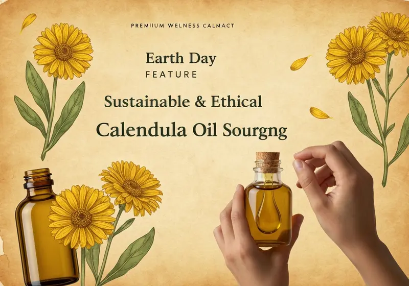earth day feature sustainable ethical calendula oil sourcing