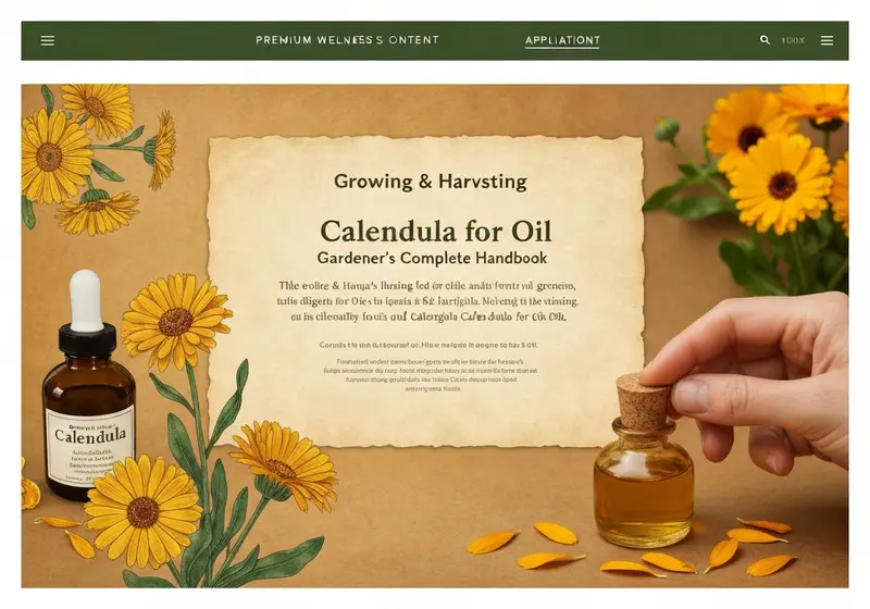 growing harvesting calendula for oil gardeners complete