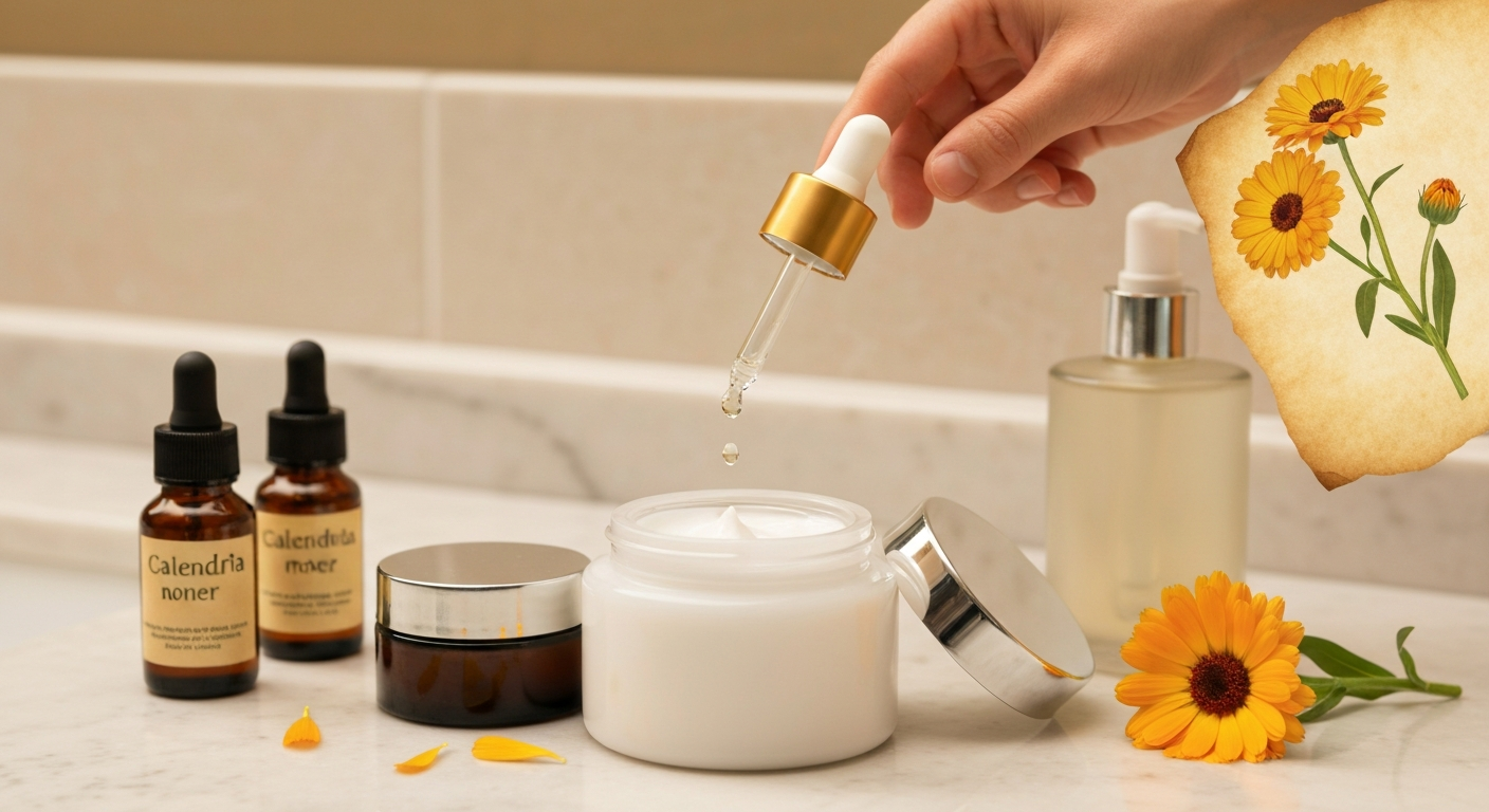 How to Add Calendula Oil to Your Existing Skincare Products