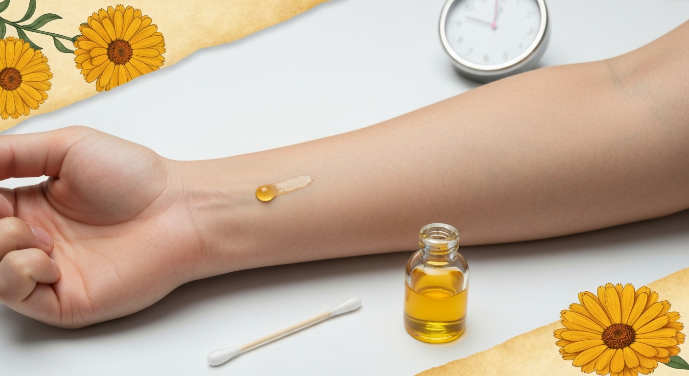 How to Do a Calendula Oil Patch Test: Allergy & Sensitivity Check