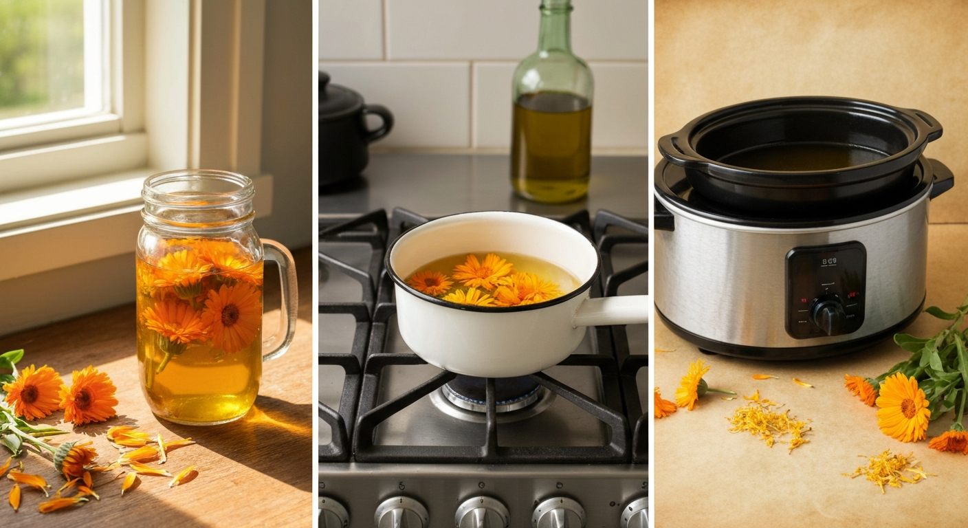 How to Make Calendula-Infused Carrier Oil in 3 Methods