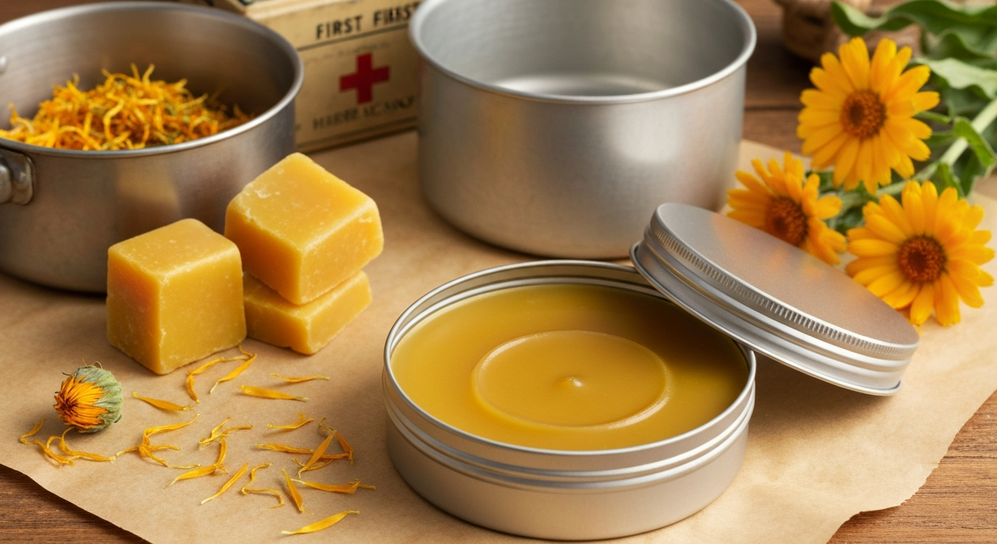 How to Make Calendula Oil Salve for First Aid