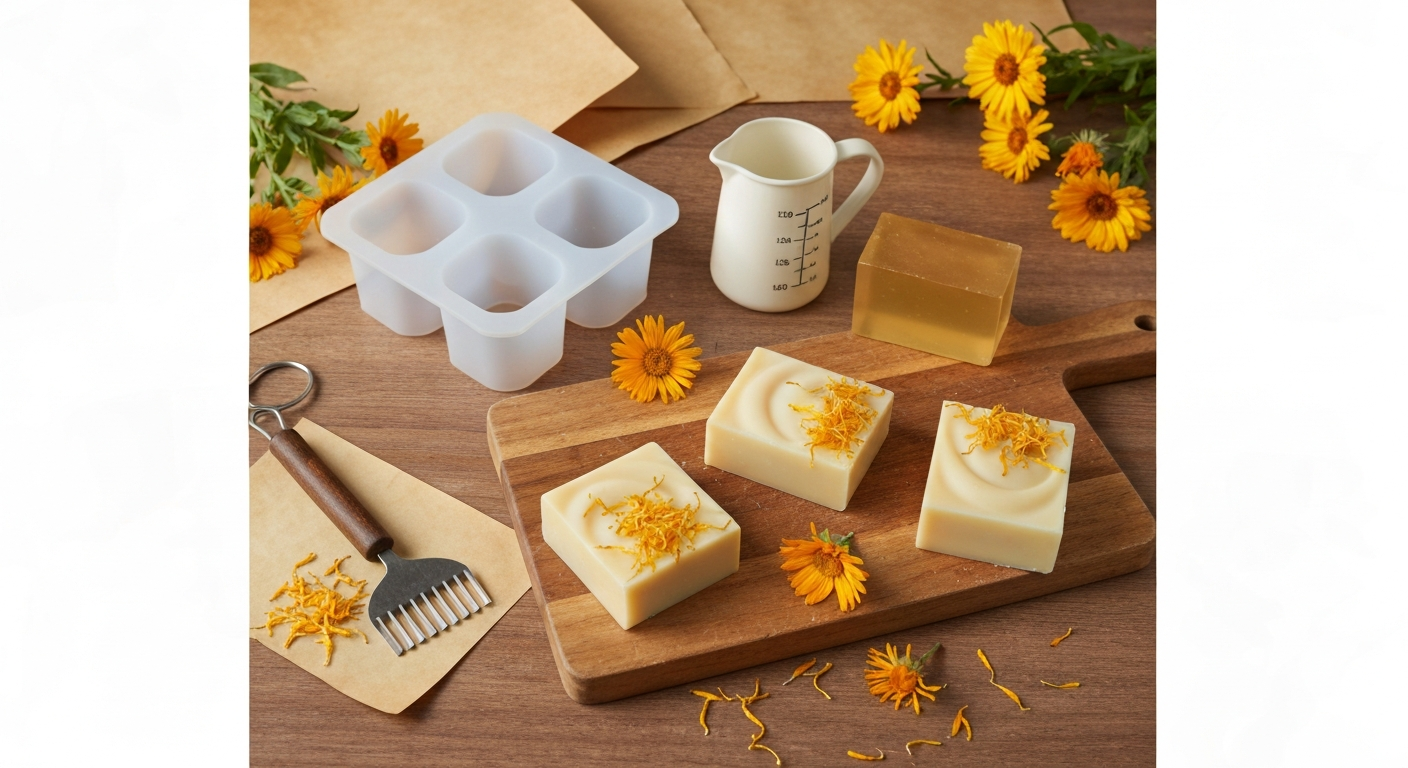 How to Make Calendula Oil Soap: Cold Process & Melt-and-Pour Recipes