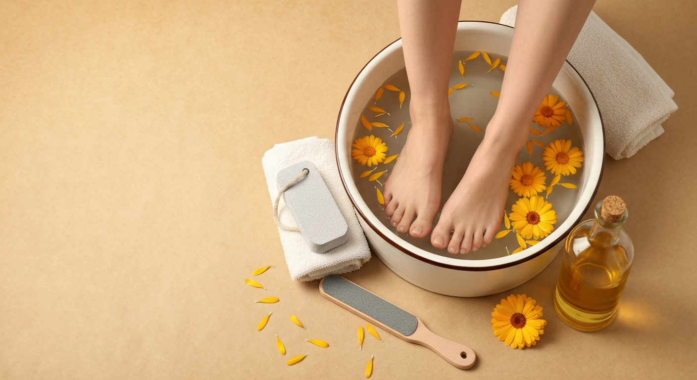 How to Use Calendula Oil for Cracked Heels & Rough Feet