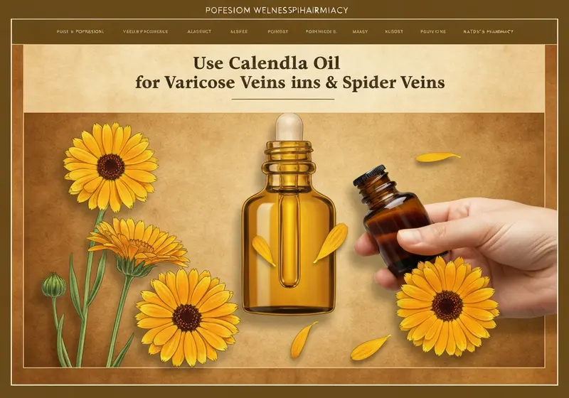 how to use calendula oil for varicose veins spider veins