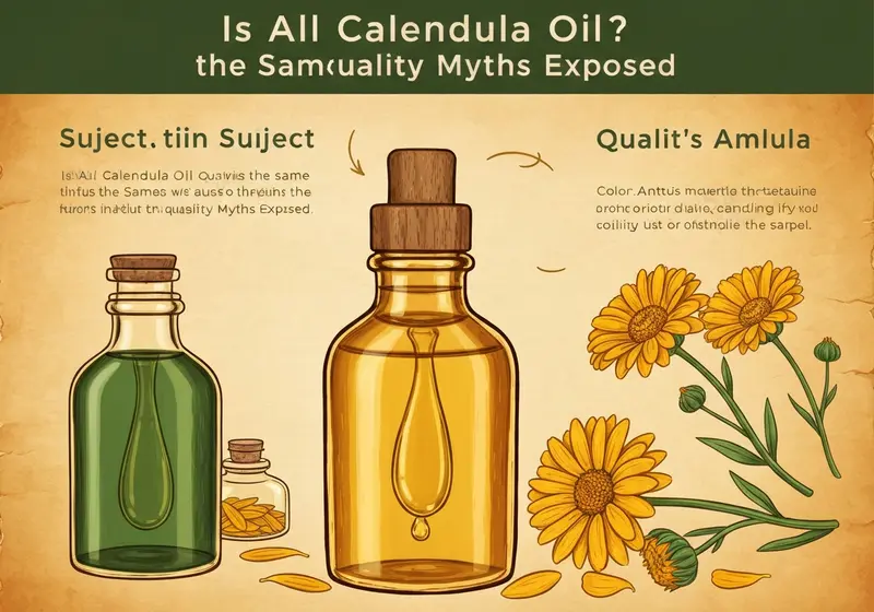 is all calendula oil the same quality myths exposed