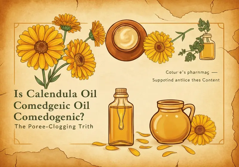 is calendula oil comedogenic the pore clogging truth