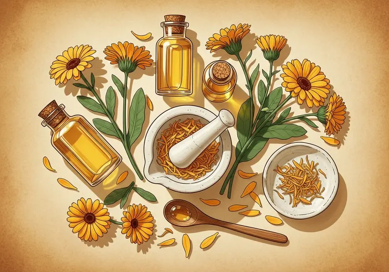 the science behind calendula oil chemical composition