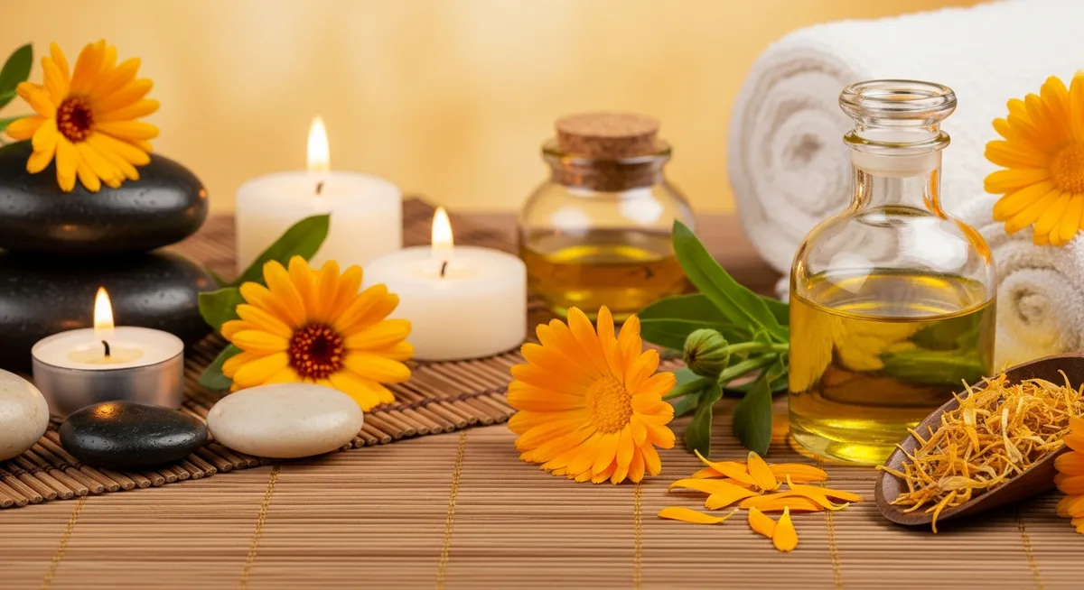 Valentine's Day Calendula Oil Massage Ritual for Couples